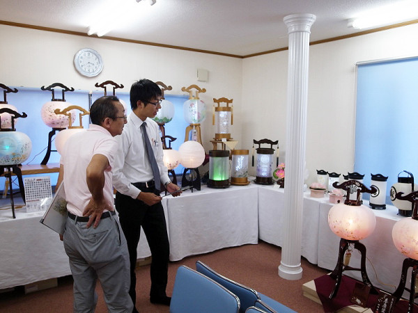 「お盆飾り展示会」を開催しました