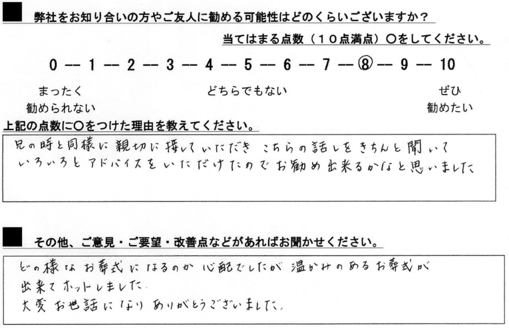 2022年8月M様