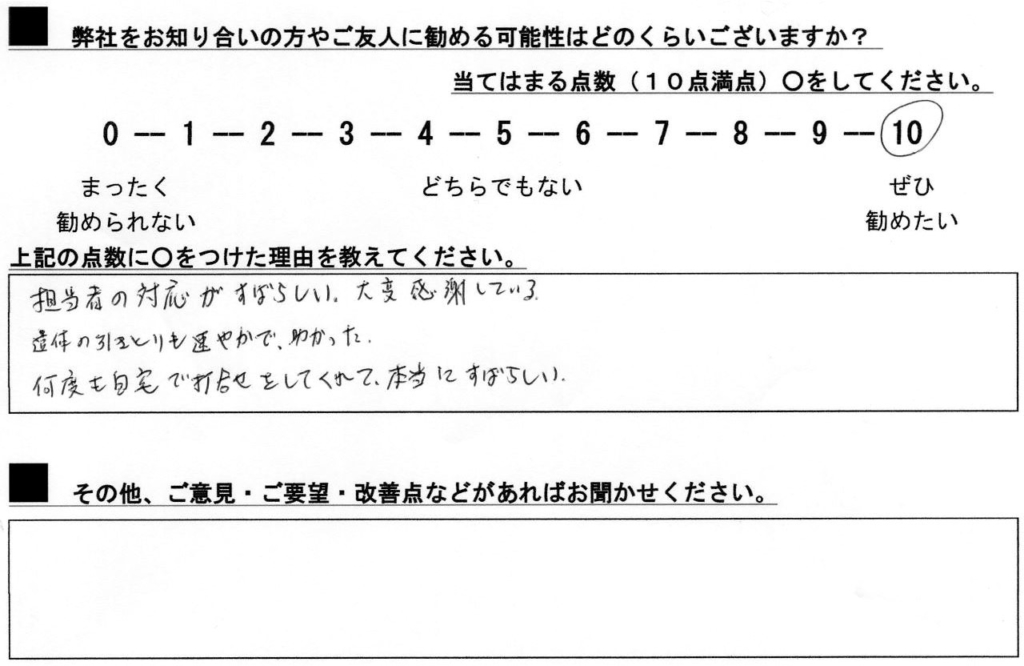 2023年10月S様